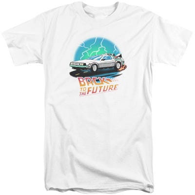 BTTF AIRBRUSH BACK TO THE FUTURE Tall T-Shirt