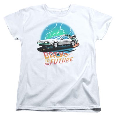 BTTF AIRBRUSH BACK TO THE FUTURE Womens T-Shirt