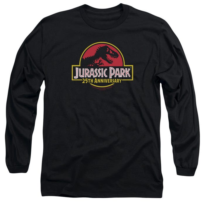 25TH ANNIVERSARY LOGO OF JURASSIC PARK Long Sleeve Shirt