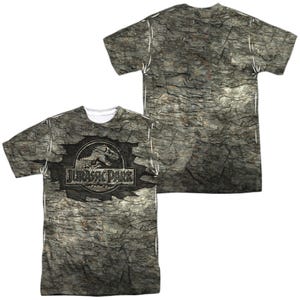 Jurassic Park Stone Sublimation T-Shirt