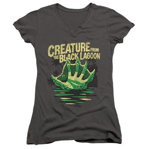 Creature from the Black Lagoon Juniors V-Neck T-Shirt