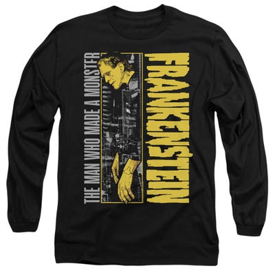 THE MAN WHO MADE A MONSTER FRANKENSTEIN Long Sleeve Shirt