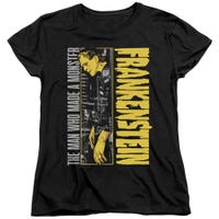 THE MAN WHO MADE A MONSTER FRANKENSTEIN Womens T-Shirt
