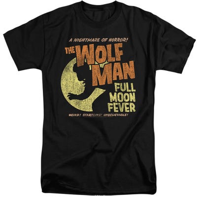 FULL MOON FEVER THE WOLF MAN Tall T-Shirt