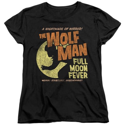 FULL MOON FEVER THE WOLF MAN Womens T-Shirt