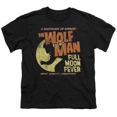 FULL MOON FEVER THE WOLF MAN Kids T-Shirt