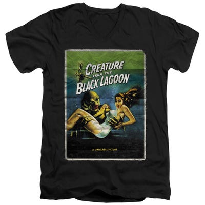 Creature From The Black Lagoon Movie Poster V-Neck T-Shirt