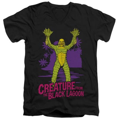 FROM FORBIDDEN DEPTHS CREATURE FROM THE BLACK LAGOON V-Neck T-Shirt