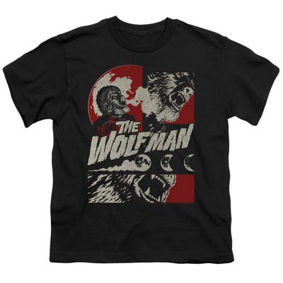 THE WOLF MAN WHEN THE WOLFBANE BLOOMS Kids T-Shirt