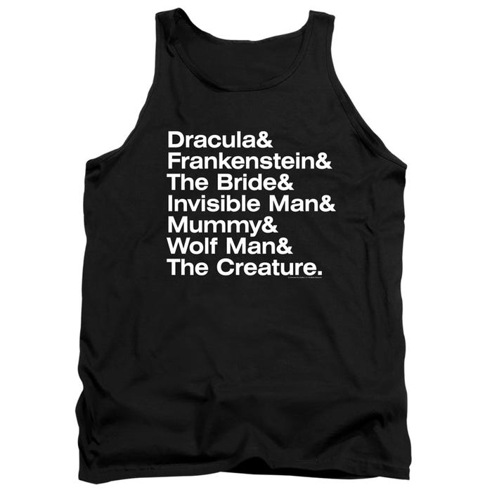 AMPERSAND MONSTERS UNIVERSAL OFFICIAL HORROR MOVIES Tank Top