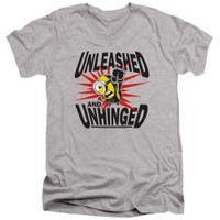 MINIONS UNLEASHED AND UNHINGED V-Neck T-Shirt