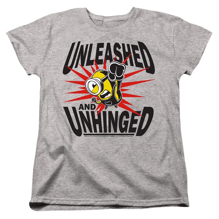 MINIONS UNLEASHED AND UNHINGED Womens T-Shirt