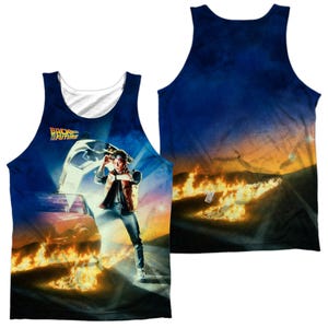 Back to the Future Movie Poster Sublimation Tank Top