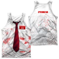 Shaun of the Dead Costume Front & Back Sublimation Tank Top