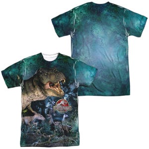 Jurassic Park Dinos Gather Sublimation T-Shirt