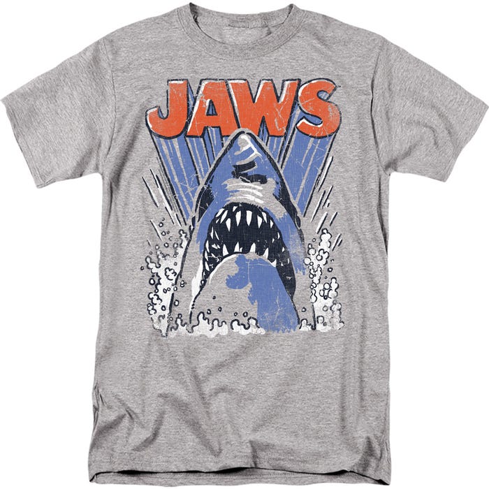 Jaws Official Comic Splash T-Shirt