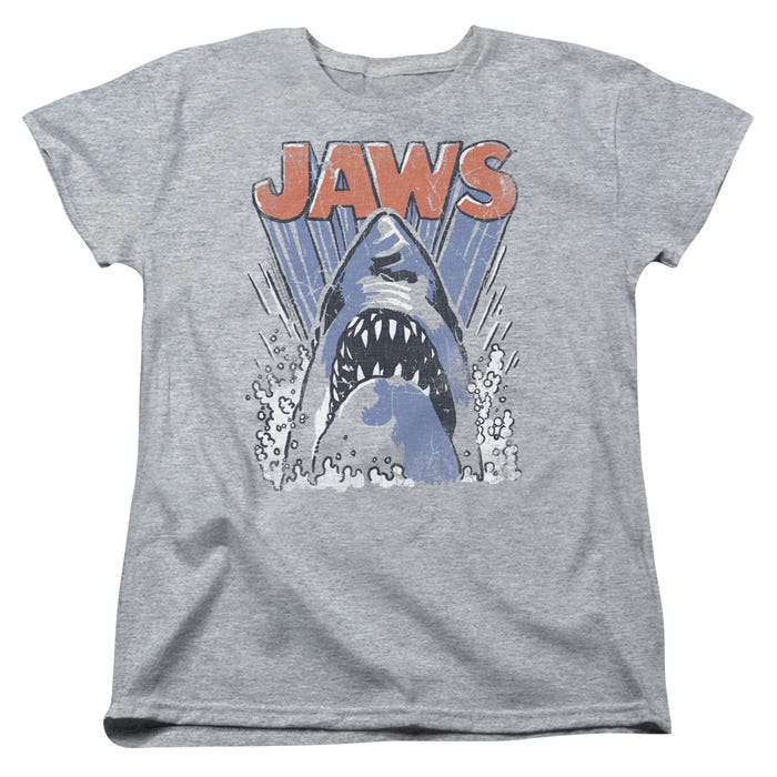 Jaws Official Comic Splash Womens T-Shirt