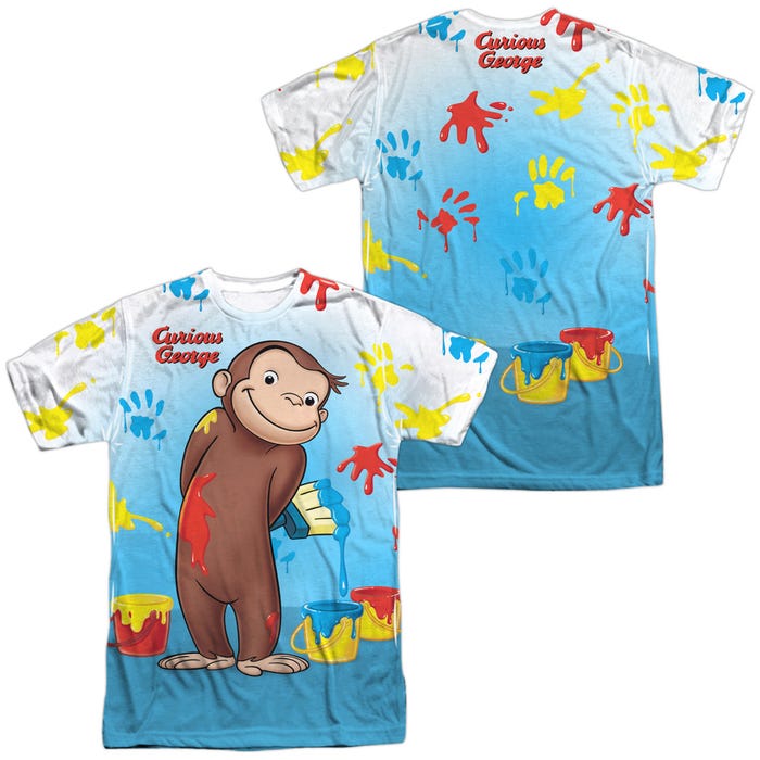 Curious George Paint Sublimation T-Shirt