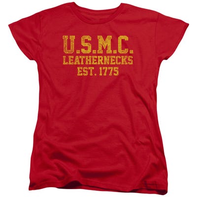 USMC LEATHERNECKS Womens T-Shirt