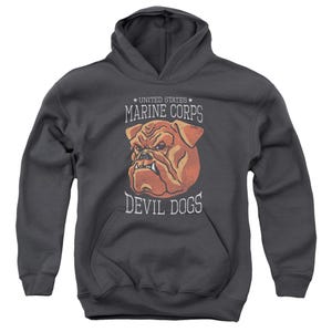 Devil Dogs United States Marine Corps Kids Hoodie