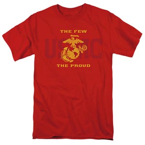 The Few The Proud The Marines SPLIT TAG T-Shirt