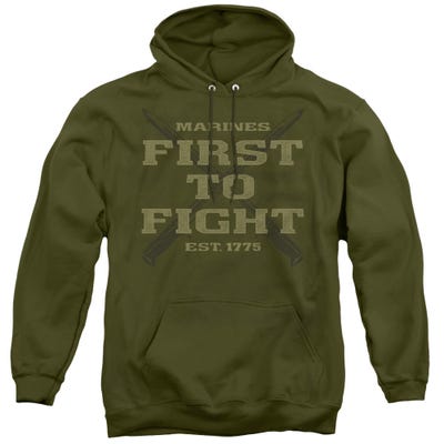 Marines First To Fight Hoodie