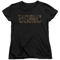 USMC CAMO FILL Womens T-Shirt