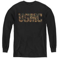 USMC CAMO FILL Kids Long Sleeve Shirt