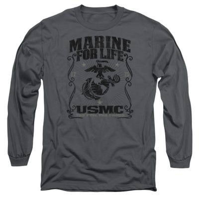 USMC MARINE FOR LIFE Long Sleeve Shirt