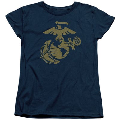 MARINES GOLD EMBLEM Womens T-Shirt