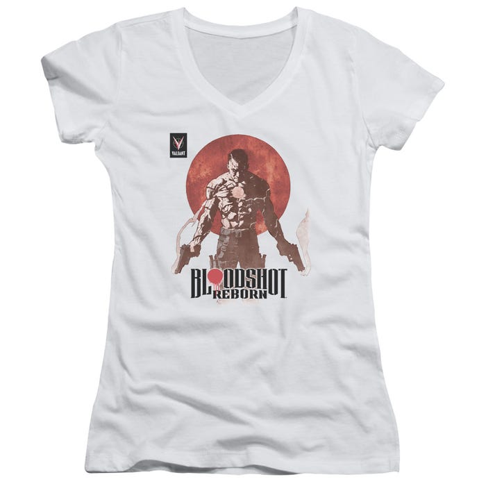 Bloodshot Reborn Juniors V-Neck T-Shirt