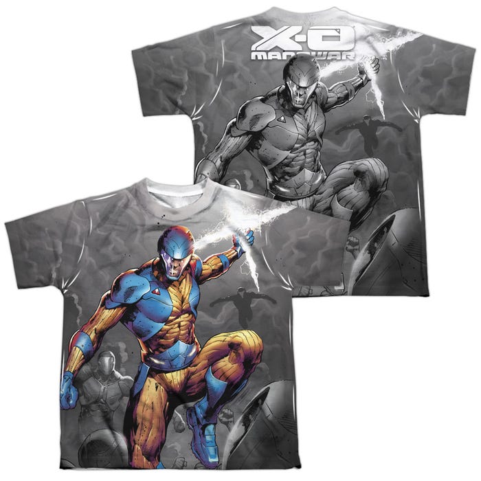 XO Manowar & Warmonger Back & Front Kids Sublimation T-Shirt