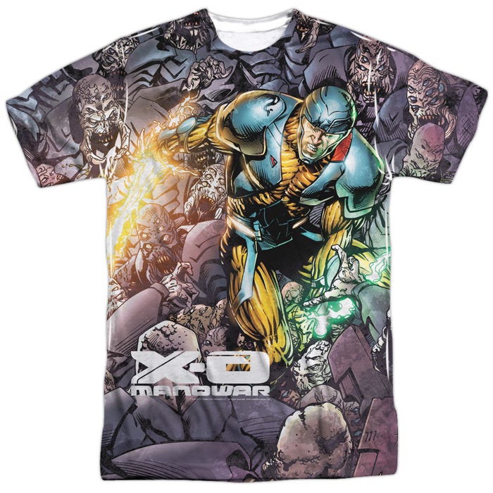 Xo Manowar Surrounded Sublimation T-Shirt