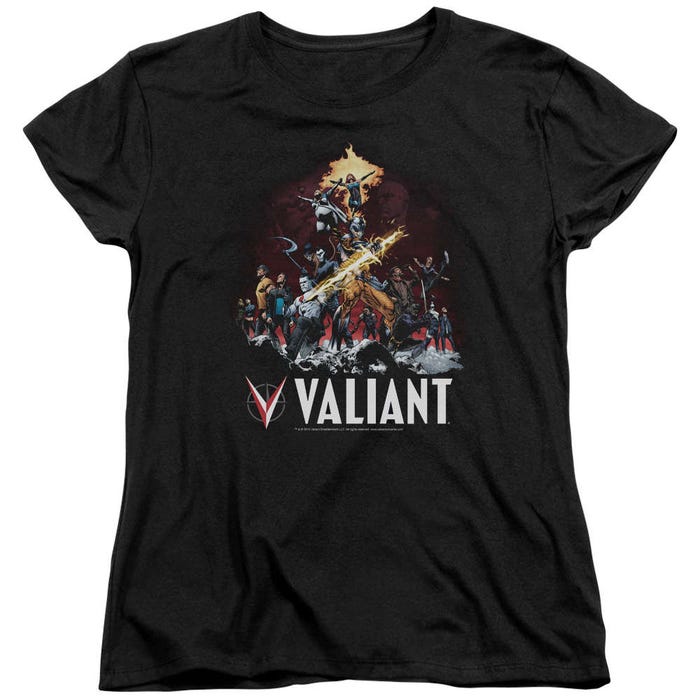 Valiant Light It Up Womens T-Shirt