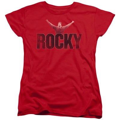 Victory Distressed Rocky Womens T-Shirt