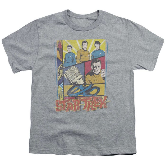 Vinatge Star Trek Collage Kids T-Shirt