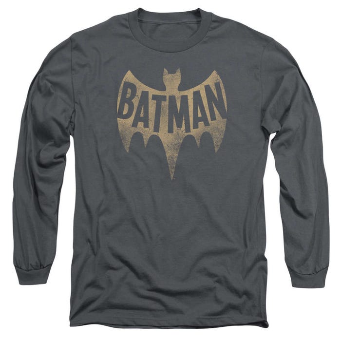 Vintage Batman Classic Logo Long Sleeve Shirt