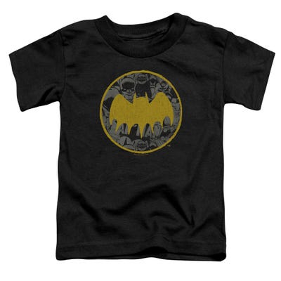 Vintage Batman Symbol Collage Toddler T-Shirt