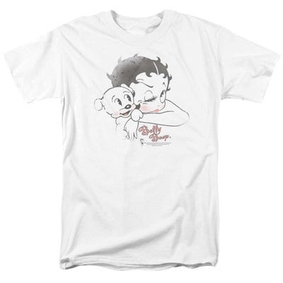 Vintage Betty Boop Wink Design T-Shirt