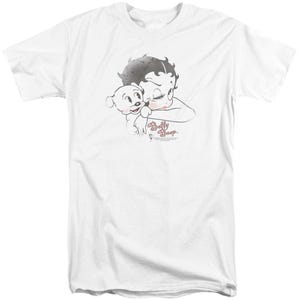 Vintage Betty Boop Wink Design Tall T-Shirt