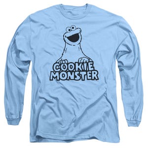 Vintage Cookie Monster Long Sleeve Shirt