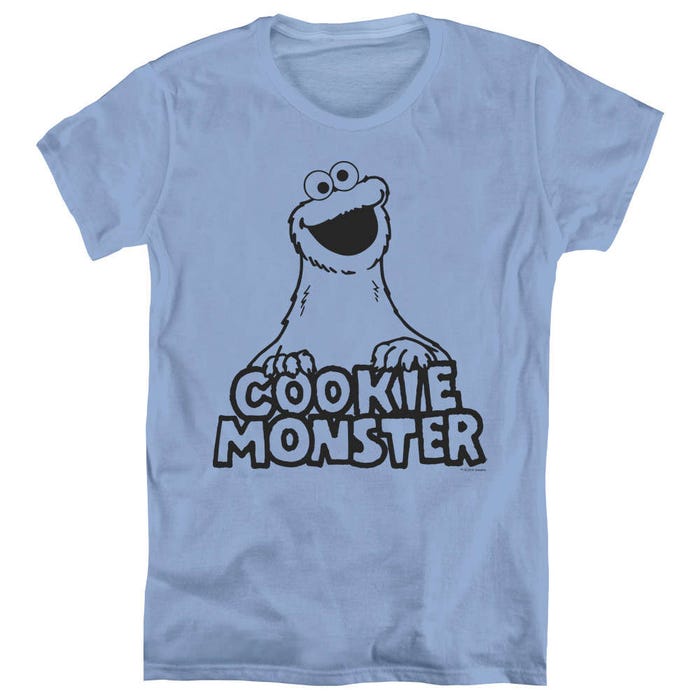 Vintage Cookie Monster Womens T-Shirt