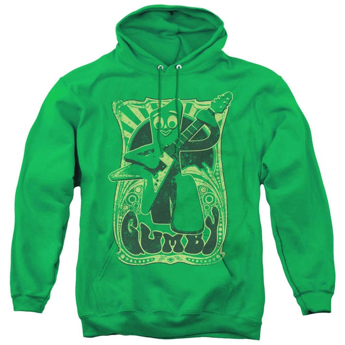 Vintage Gumby Rock Poster Hoodie