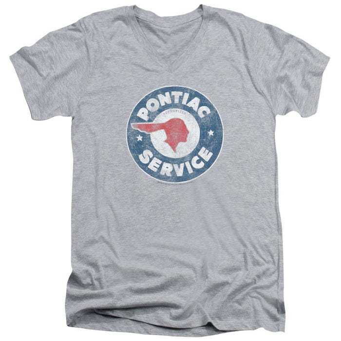 Vintage Pontiac Service V-Neck T-Shirt