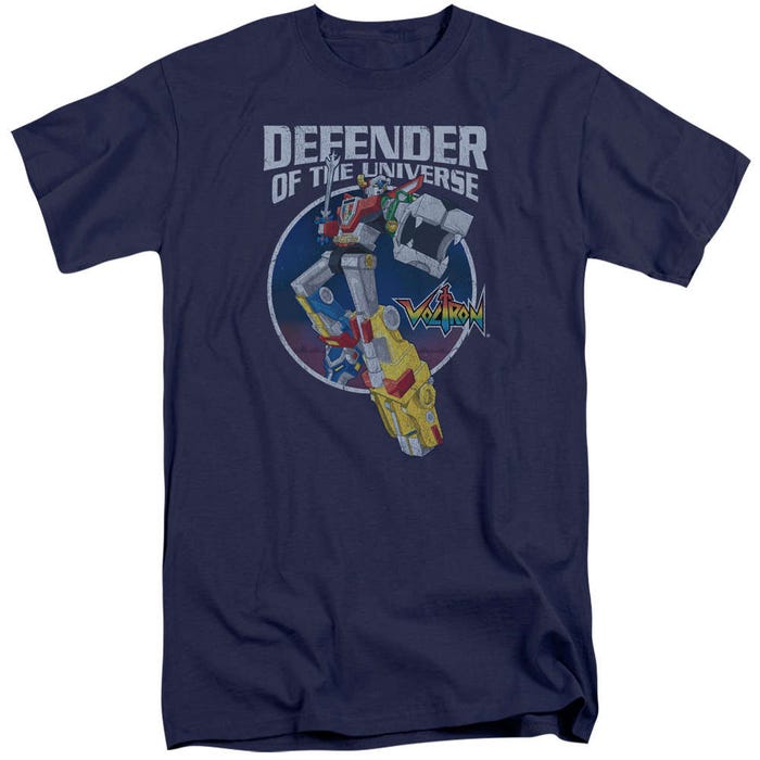 Voltron Retro Defender of the Universe Tall T-Shirt