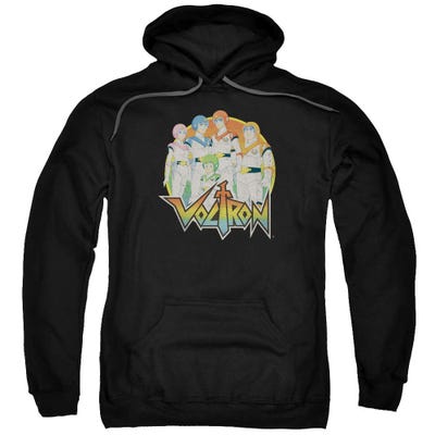 Voltron Retro Group Up Logo Hoodie