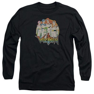 Voltron Retro Group Up Logo Long Sleeve Shirt