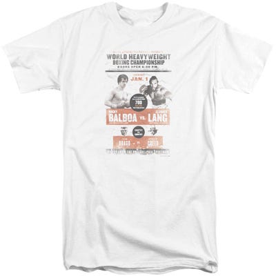 Vs Clubber Poster Rocky Tall T-Shirt