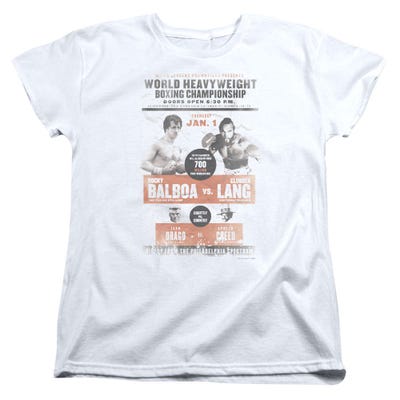 Vs Clubber Poster Rocky Womens T-Shirt