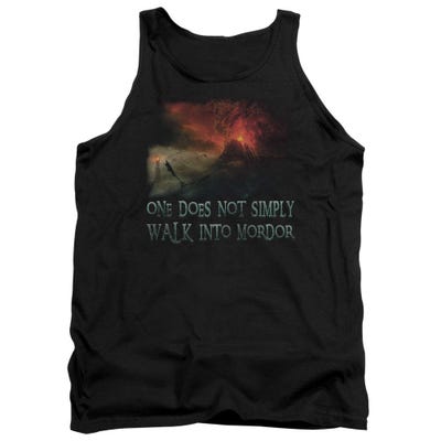 Walk In Mordor Lord Of The Rings Tank Top